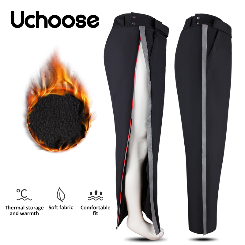 Motorcycle Gear Mens - ฤดูหนาวรถจักรยานยนต์กางเกงน้ําWindproofป้องกันผู้ชายขี่ขาอุ่นกลางแจ้งขี่จักรยานเข่าPad Fall-Proof Leggings Guard