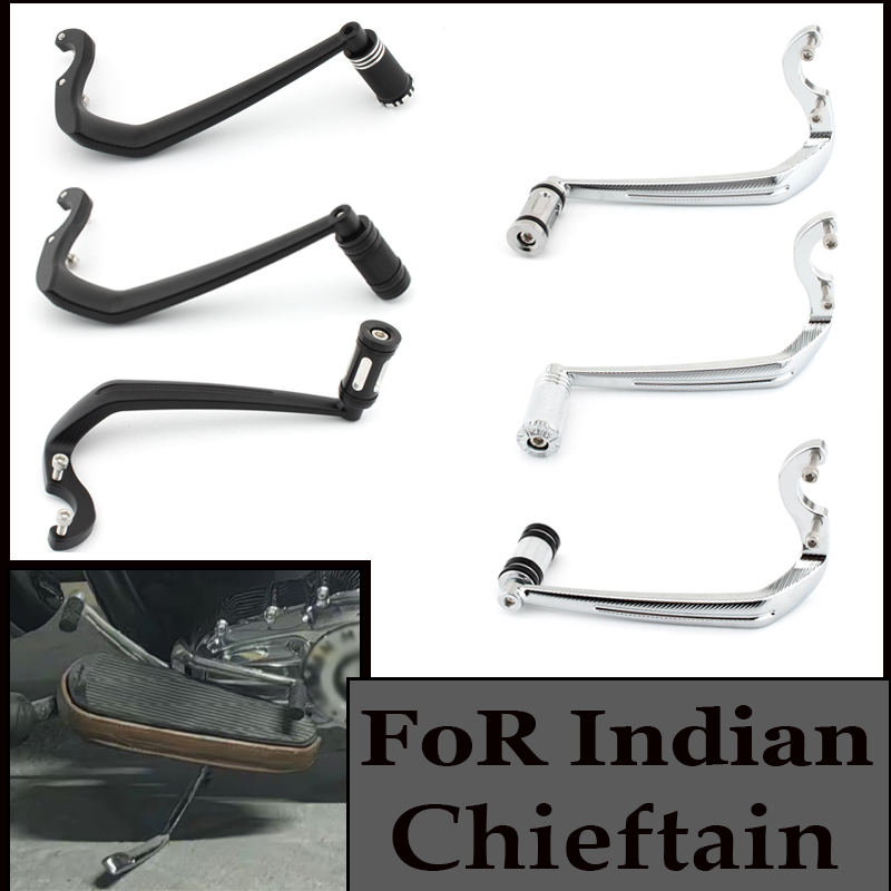 Motorcycle Gear Vintage - สําหรับหัวหน้าอินเดีย Vintage รถจักรยานยนต์ CNC อลูมิเนียมเท้าเบรคคันเกียร์ Shifter
