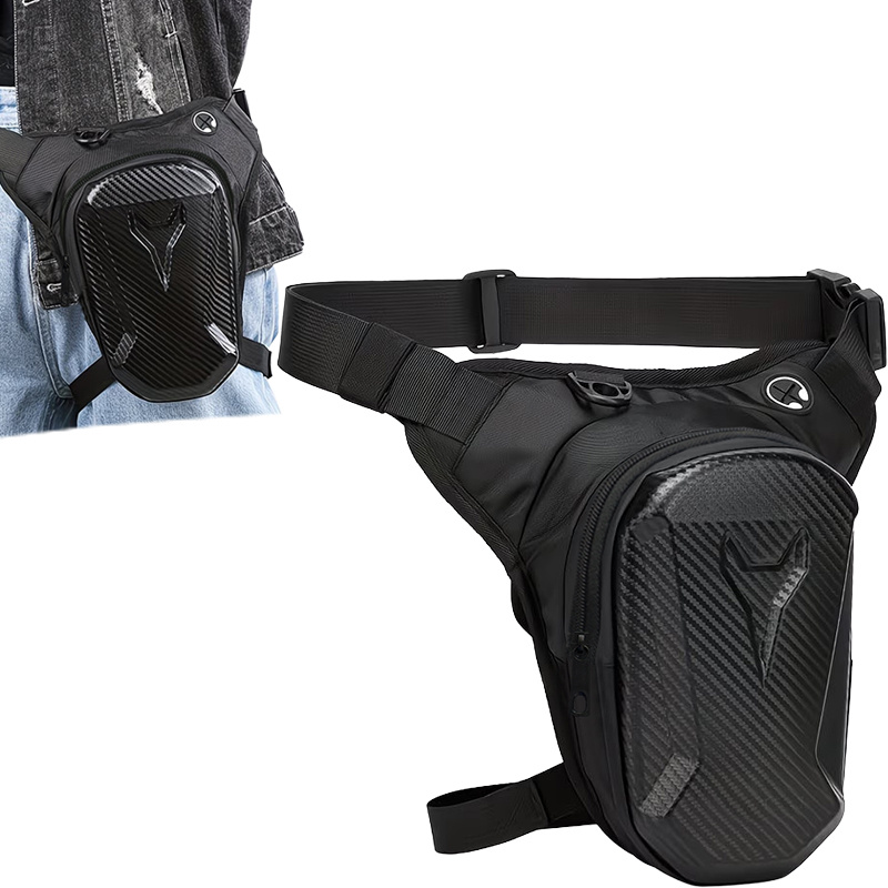 Motorcycle Gear Mens - กระเป๋าคาดเอวกันน้ำสำหรับมอเตอร์ไซค์ กระเป๋าคาดขา กระเป๋าคาดเอวแบบสะพายข้าง สำหรับนักขี่มอเตอร์ไซค์ กระเป๋าคาดต้นขา สำหรับมอเตอร์ครอส