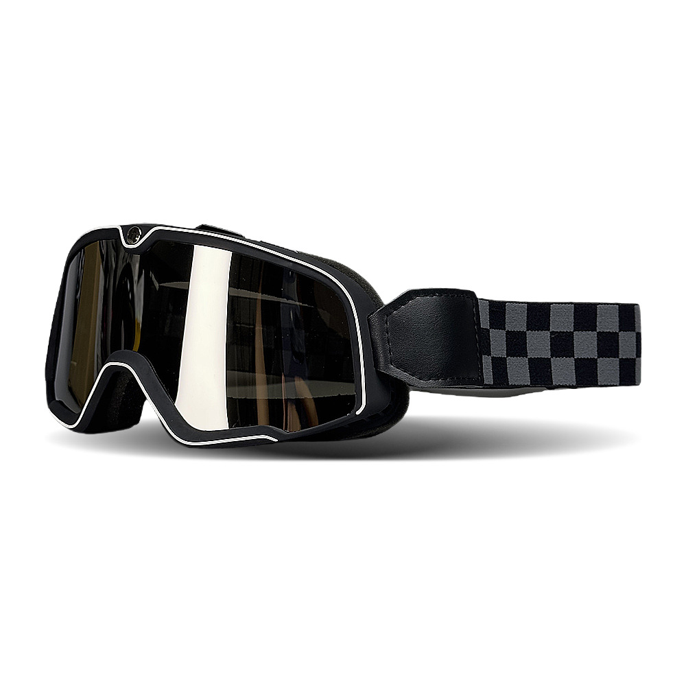 แว่นตาสำหรับหมวกกันน็อคแบบเรโท - Motorcycle Gear Vintage บทวิจารณ์และราคา