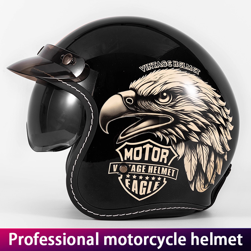 หมวกกันน็อคมอเตอร์ไซค์แบบสามส่ - Motorcycle Gear Vintage บทวิจารณ์และราคา