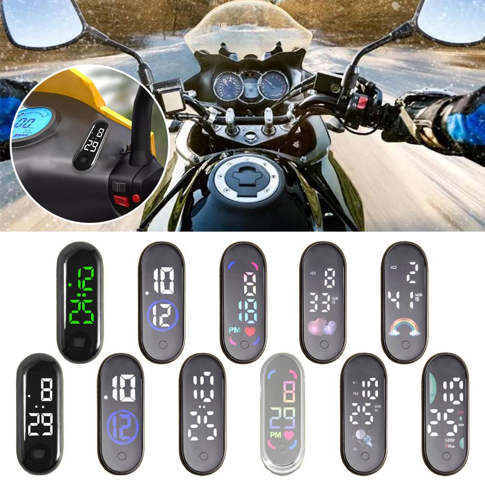 นาฬิกาติดรถยนต์เรืองแสง นาฬิกา - Motorcycle Gear Rack บทวิจารณ์และราคา