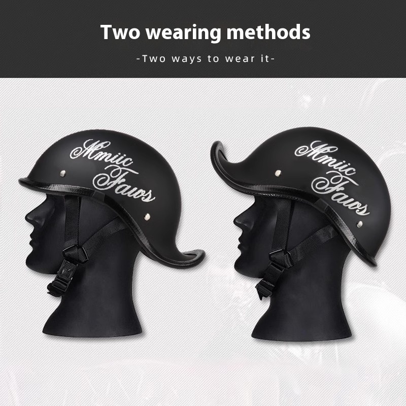 หมวกกันน็อคมอเตอร์ไซค์สไตล์เรโ - Motorcycle Gear Vintage บทวิจารณ์และราคา