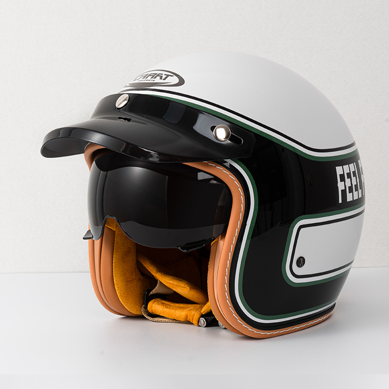 หมวกกันน็อคสไตล์ญี่ปุ่นเกาหลีส - Motorcycle Gear Vintage บทวิจารณ์และราคา