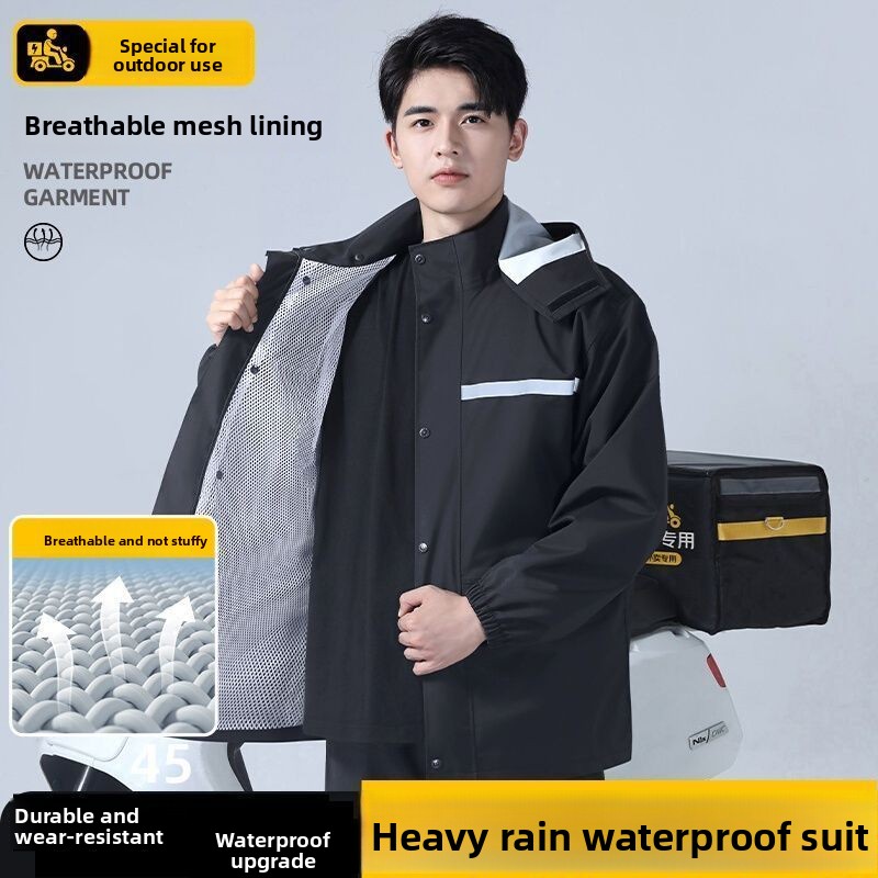 9XL ชุดเสื้อกันฝนสะท้อนแสงกันน - Motorcycle Gear Mens บทวิจารณ์และราคา