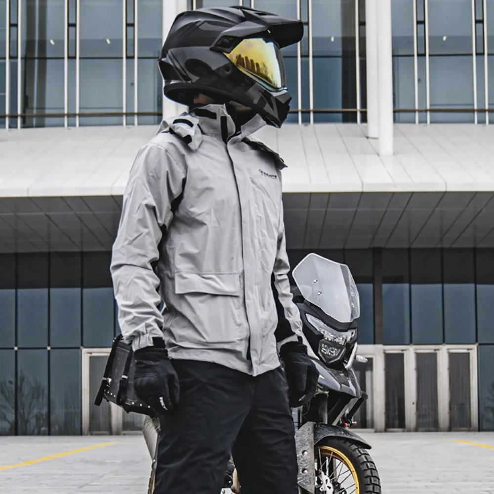 เสื้อกันฝนสำหรับกันน้ำสำหรับผู - Motorcycle Gear Mens บทวิจารณ์และราคา