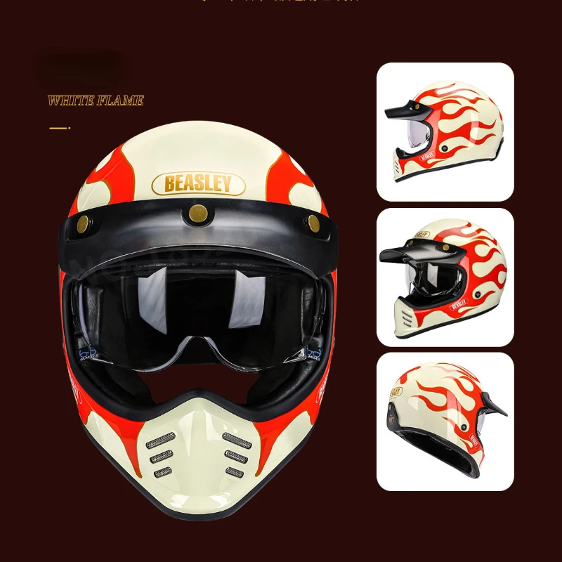 หมวกกันน็อคมอเตอร์ไซค์แนววินเท - Motorcycle Gear Vintage บทวิจารณ์และราคา