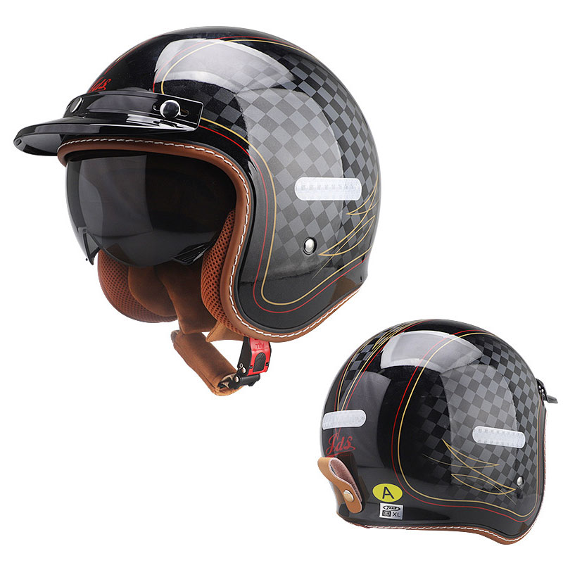 หมวกกันน็อคมอเตอร์ไซค์แบบเปิดห - Motorcycle Gear Vintage บทวิจารณ์และราคา